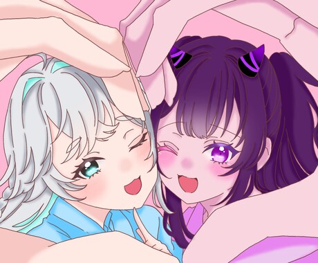 商用◎パッと目を引く1枚絵、立ち絵制作します 閲覧ありがとうございます！！！ イメージ2
