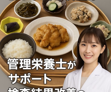 現役管理栄養士が検査結果改善のお手伝いをします 【病院での指導経験を活かした基礎から始める食事療法】 イメージ1