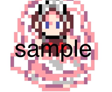 カラーでドット絵作成します シンプルだけど目を引く、どこか懐かしいような作風です イメージ2