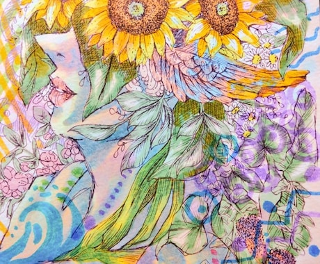 世界に１つだけの作品描きます オリジナル作品を色鮮やかに描きます！ イメージ1