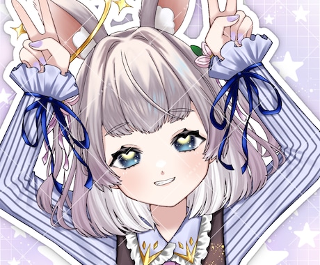 一枚絵、サムネイル、ヘッダーアイコンリング描きます 商用利用OK！ゲーム、配信、SNSなど、特典・グッズにも イメージ2