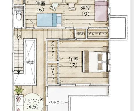 インテリアコーディネーター2次試験の図面添削します 【即日添削】丁寧に添削！IC2次試験合格に向けてぜひ！