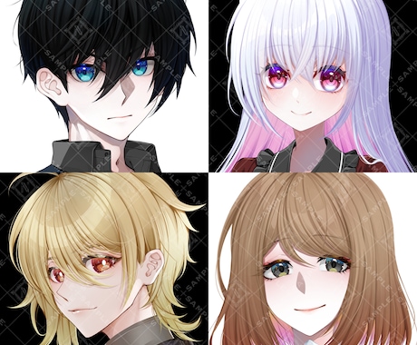 アイコンの製作いたします デフォルメや似顔絵などにも対応できます イメージ1