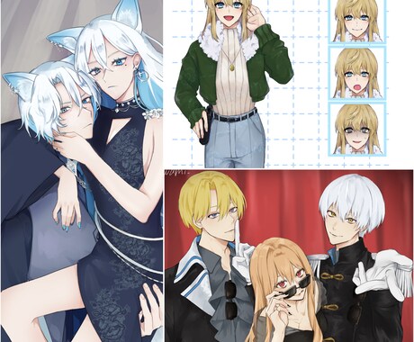 1枚絵描きます 重めのテクスチャの絵おまかせください！ イメージ1