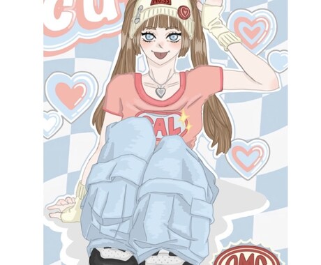 可愛いおしゃれなイラスト、アイコン、描きます イメージ1