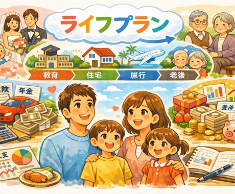 ライフプラン作成します この家買って大丈夫？支払える？の心配のお声に対応します。 イメージ1