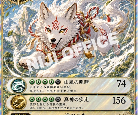最高SSSR守護神カードをガチャ形式でお届けします 初回SR確定！集めたくなる神様スピリチュアルオリパカード イメージ2