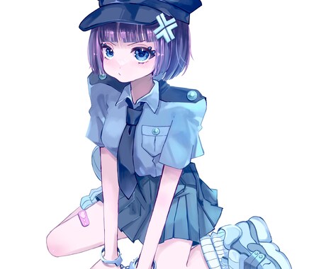 可愛い女の子を描きます ピンク系青系、可愛い女の子や、可愛い服装を求める方へ イメージ2