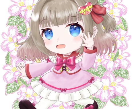 デフォルメイラストお描きします 可愛くあなたを彩らせてください♪ イメージ2