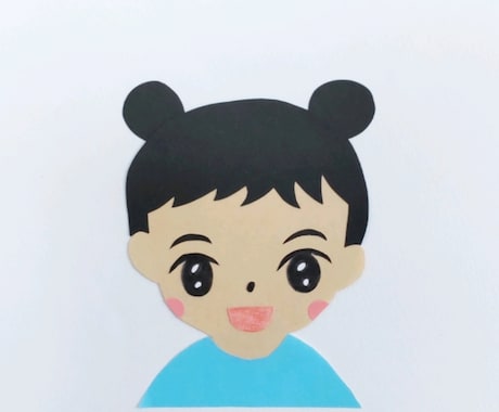 ２名様でも追加料金なし、貼り絵をデータで納品します イメージ1
