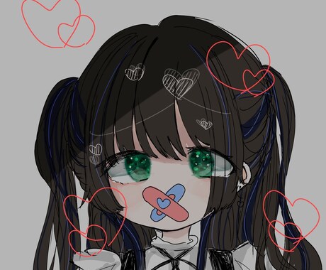 地雷女描きます かあいい地雷女を描きます。量産型も描けます イメージ1