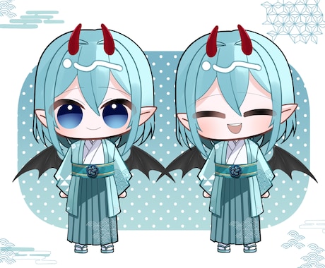 ミニキャライラストかきます 貴方だけの可愛いミニキャライラストを作成します イメージ2