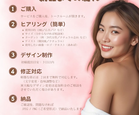 見た瞬間かわいい♡ 美容バナー作ります 美容・コスメ向け｜世界観が伝わるバナー制作 イメージ2