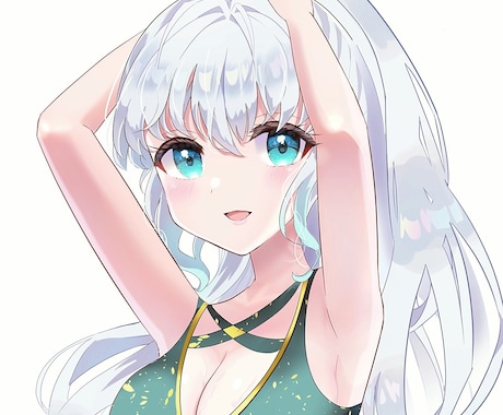 ソロの女の子の一枚絵を制作します 可愛い女の子のイラスト製作します！納期は２週間以内です！ イメージ2