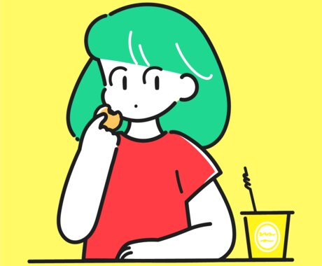 おしゃれポップでかわいいイラスト描きます ビジネス、SNS、挿絵に♡ワンポイントのオリジナルイラスト♡ イメージ2