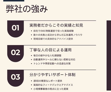 現役セラーがAmazon広告運用をサポートします Amazonセラーが広告運用を代行します イメージ2