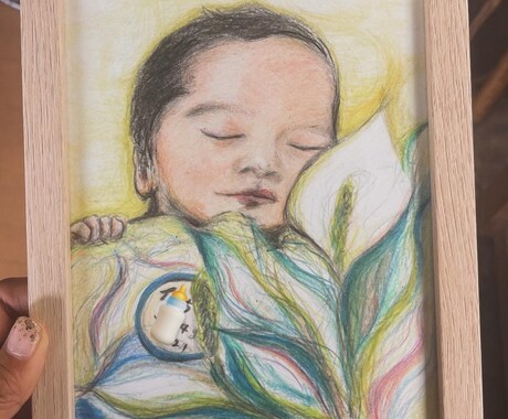 ペット、出産祝いの絵画描きます 世界に一つだけ! 可愛いあなたのペットへプレゼント♡ イメージ2