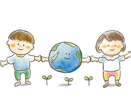 水彩画風タッチイラスト描きます ふんわり優しい水彩画風イラスト‪⟡.· イメージ2