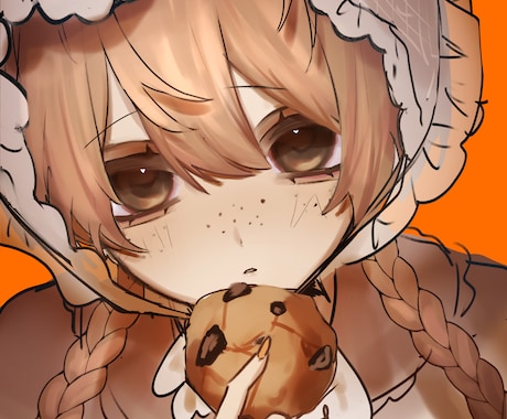 厚塗りでふんわりしたイラストをお描きします 依頼実績(過去名義含め)10件以上、不思議な絵が特徴的です イメージ2