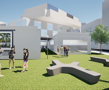 建築CGパースを制作します SketchUp×Twinmotionで魅力的な建築CG制作 イメージ2