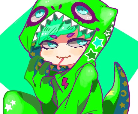 パキッとカラーのアイコン等を描きます カラフルポップな色使いのイラストレーション イメージ1