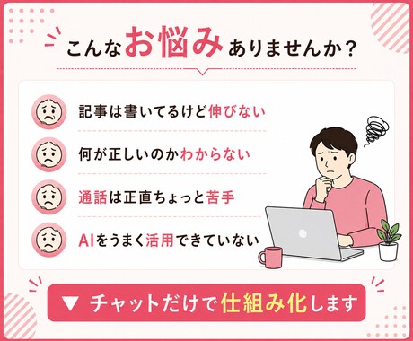 既存ブログを1ヶ月の伴走で仕組み化します 開設済みの方へ｜週ごとの伴走で無理なく仕組み化 イメージ2