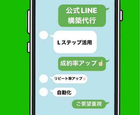 Lステップを使用した公式LINEの構築代行をします ご要望に合った構築・サポートを提案します。 イメージ1