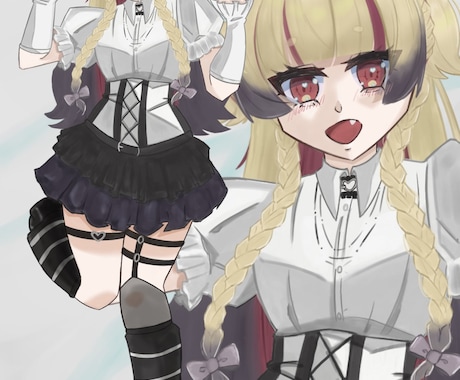 イラストを描きます キャラクターデザインやオリジナルキャラクター二次創作します イメージ2