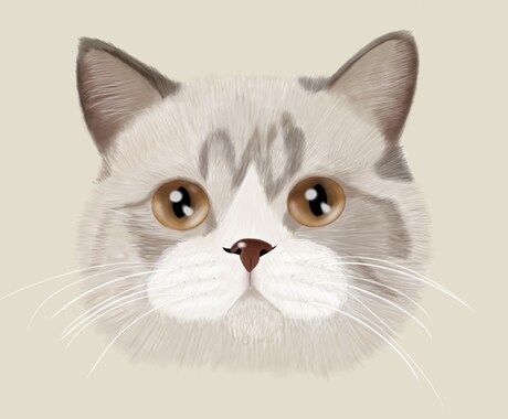 猫似顔絵描きます お写真をもとに可愛い猫ちゃんを描きます イメージ2