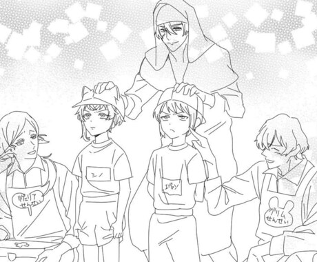 イラストの作成をします 表紙・挿絵・夢絵・キャラクターイラスト イメージ2