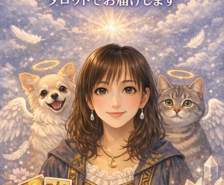 虹の橋のペットからの想いをタロットで届けます もう一度だけ、あの子の想いを受け取ってください イメージ1