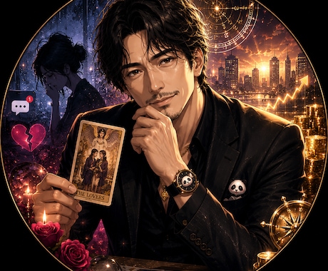 深夜受付☆眠れない夜の不安じっく寄り添い鑑定します 彼から連絡が来ない・復縁の辛さ。心のお守りになる鑑定をお届け イメージ1