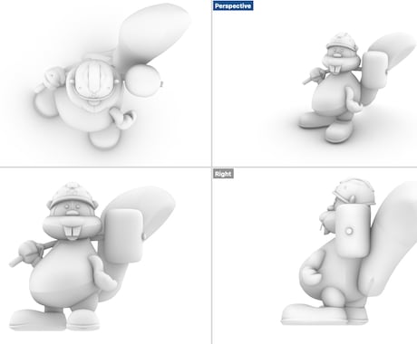 キャラクターデザインの３D化、承ります 実績６００数以上のプロデザイナーが担当いたします。 イメージ2