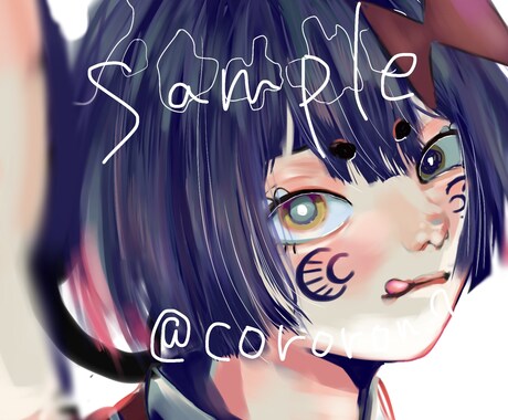 要望にそったアイコンを作成いたします 高校生の新鮮なデザイン、どタイプな絵柄。 イメージ2