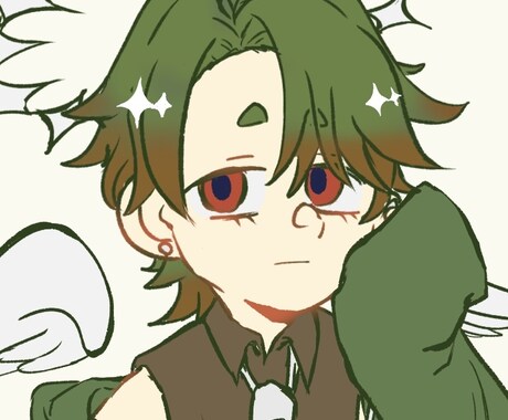 アイコンイラスト承ります 中性的・透明感・雰囲気重視なイラストをお探しの方へ！ イメージ2