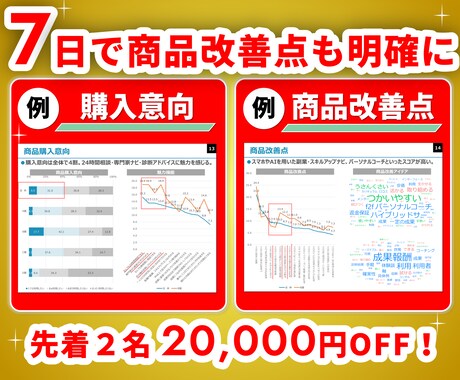 熟練マーケターが、売れる商品案を正確に特定します 【⚡調査料金ALL込】【⚡先着2名様20,000円OFF⚡】 イメージ2