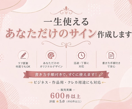 ビジネス、作家・VTuber等、多分野で作成します イメージ1