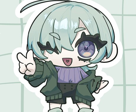 SDイラスト(デフォルメ)描きます 商用OK‼️配信・スタンプにもどうぞ⭕️ イメージ1