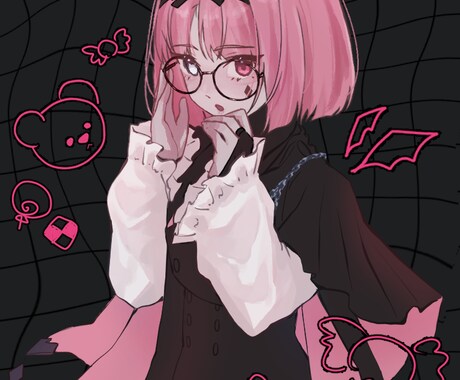 ちょっと不穏でKAWAIIなイラスト制作します ୨୧実績作り2025年中特別価格୨୧ イメージ2