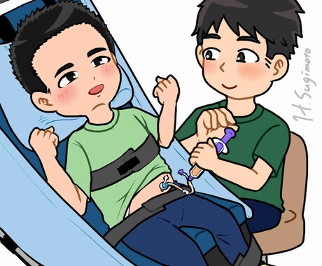 パンフレットなどの小さな挿絵を描きます パンフレットやチラシ、本などのワンポイントに！ イメージ2