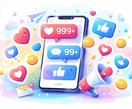 SNSのいいね・フォロー・コメント代行します コミュニケーションでSNSを伸ばそう！ イメージ1