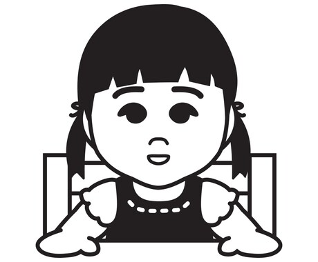 シンプル＆お洒落なお子様の似顔絵を描きます アイコンやグッズプリントに使いやすいシンプルなデザインです イメージ2
