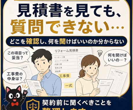 水回りリフォーム見積を精密分析します 【スタンダードプラン：精密分析コース】 イメージ2