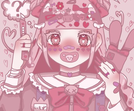 SNS等のオリジナルアイコンをお描きします 誰とも被らない一点物の個性をお届けします イメージ2