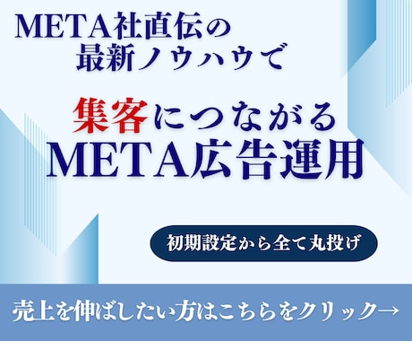 Meta広告1か月間運用+初期設定します 相談無料_初期設定・レポーティング・運用までサポート イメージ1