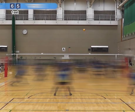 バレーボール試合動画にスコアを入れて編集します 6人制・9人制・ママさんバレー対応 イメージ2