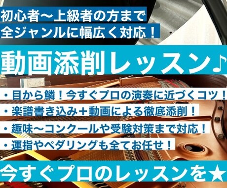 録音・動画に楽譜書込みレッスン・アドバイスをします 誰でも一瞬でプロのような演奏に！目から鱗のコツを伝授♪ イメージ1