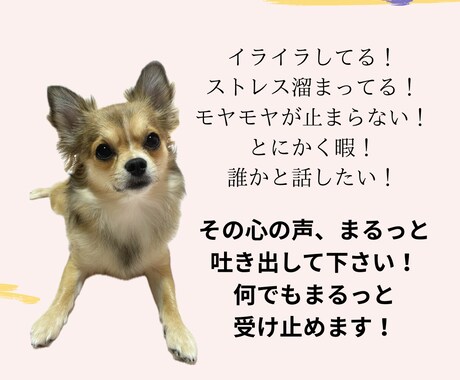 とにかく話したい人！何でも聞きます 今の気持ちまるっと受け止めます♪安心して何でも話して下さい イメージ2