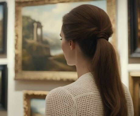 対話型絵画鑑賞（アートマインドコーチング）します 50分で2枚の鑑賞をします！時間や人数で枚数変動します。 イメージ2
