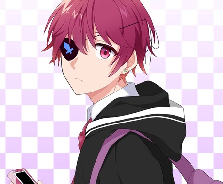 シンプルなアニメ塗りイラスト描きます イメージ1